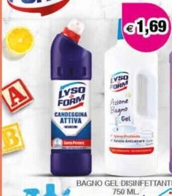Kuadrifoglio BAGNO GEL DISINFETTANTE 750 ML. offerta