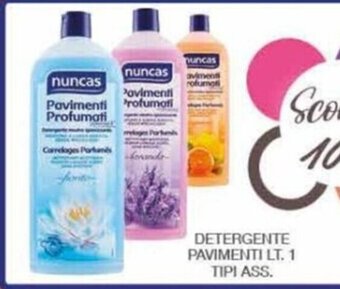 Kuadrifoglio DETERGENTE PAVIMENTI LT. 1 TIPI ASS. offerta