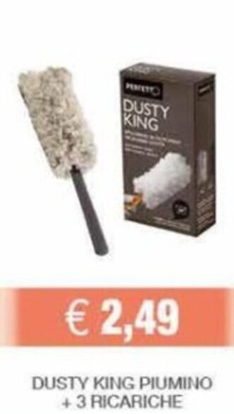 Kuadrifoglio DUSTY KING PIUMINO + 3 RICARICHE offerta