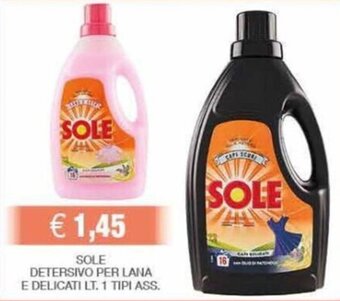 Kuadrifoglio SOLE DETERSIVO PER LANA E DELICATI LT. 1 TIPI ASS. offerta