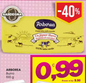 Vicino a te supermercati ARBOREA Burro 100 g offerta