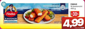 FINDUS 18 bastoncini 450 g