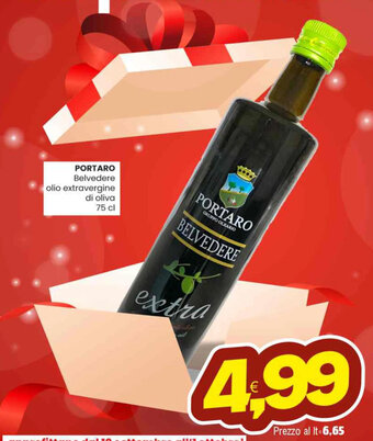 Vicino a te supermercati PORTARO Belvedere olio extravergine di oliva 75 cl offerta