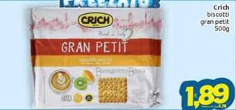 Vicino a te supermercati Crich biscotti gran petit 500g offerta