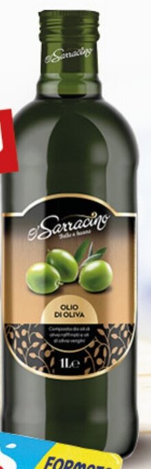 Maxipiù O' SARRACINO OLIO DI OLIVA LT.1 offerta