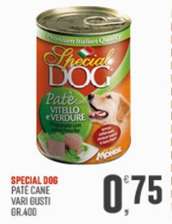 Maxipiù SPECIAL DOG PATÉ CANE VARI GUSTI GR.400 offerta
