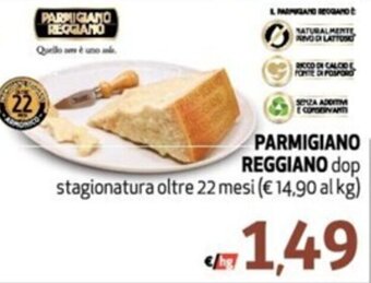 PARMIGIANO REGGIANO dop stagionatura oltre 22 mesi