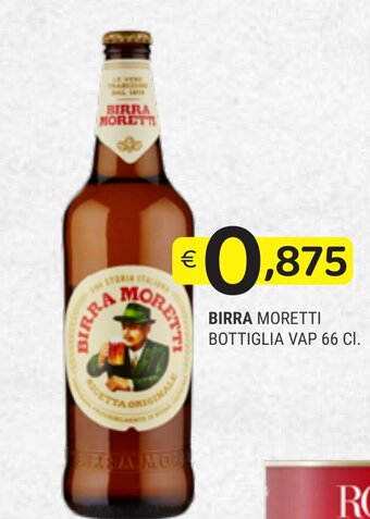 BIRRA MORETTI BOTTIGLIA VAP 66 CI.