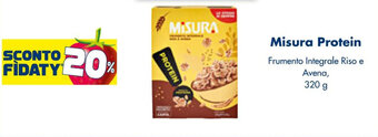 Esselunga Misura Protein Frumento Integrale Riso e Avena, 320 g offerta