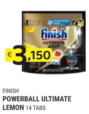 Samia Cash and Carry FINISH POWERBALL ULTIMATE LEMON 14 TABS offerta
