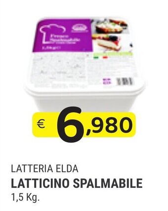 LATTERIA ELDA LATTICINO SPALMABILE 1,5 Kg.