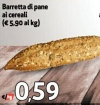 SuperW Barretta di pane ai cereali offerta