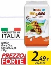 Carrefour Market Kinder pan e cioc offerta
