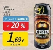 Carrefour Market Ceres strong ale offerta