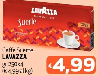 Caffè Suerte LAVAZZA gr 250x4