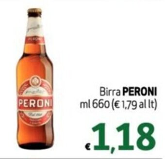 SuperW Birra PERONI ml 660 offerta
