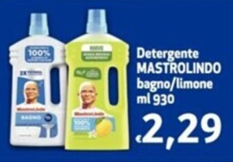 SuperW Detergente MASTROLINDO bagno/limone ml 930 offerta