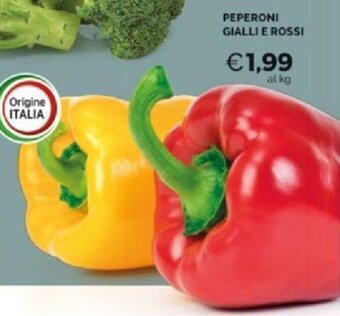 Mercatò PEPERONI GIALLI E ROSSI offerta