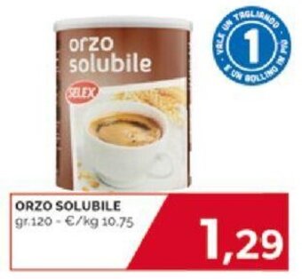 Mercatò ORZO SOLUBILE gr.120 offerta