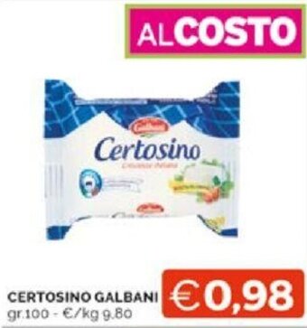 Mercatò CERTOSINO GALBANI gr. 100 offerta
