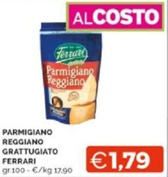 Mercatò PARMIGIANO REGGIANO GRATTUGIATO FERRARI gr.100 offerta