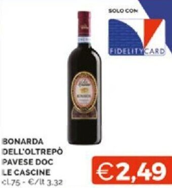 BONARDA DELL'OLTREPO PAVESE DOC LE CASCINE cl.75