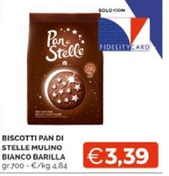 Mercatò BISCOTTI PAN DI STELLE MULINO BIANCO BARILLA gr. 700 offerta