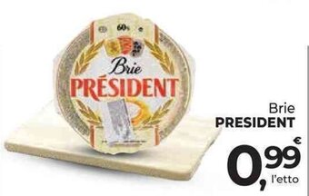 Supermercati Dok Brie PRESIDENT offerta