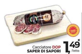 Supermercati Dok Cacciatore DOP SAPER DI SAPORI offerta
