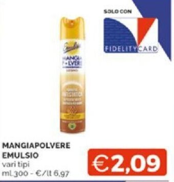 Mercatò MANGIAPOLVERE EMULSIO vari tipi ml. 300 offerta