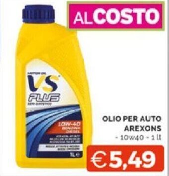 OLIO PER AUTO AREXONS -10w40 - 1lt