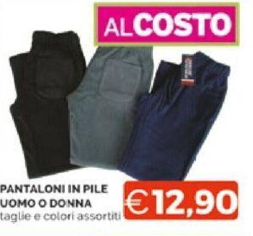 Mercatò PANTALONI IN PILE UOMO O DONNA offerta