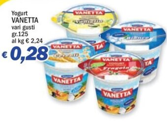 Ard Discount Yogurt VANETTA vari gusti gr.125 offerta