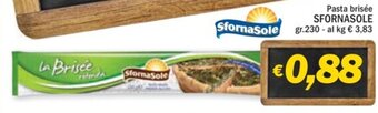 Ard Discount Pasta brisée SFORNASOLE gr.230 offerta