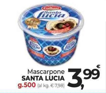 Supermercati Dok Mascarpone SANTA LUCIA g.500 offerta