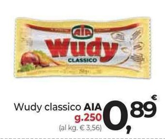 Supermercati Dok Wudy classico AIA g. 250 offerta