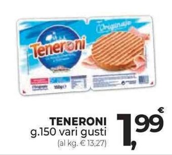 Supermercati Dok TENERONI g.150 offerta