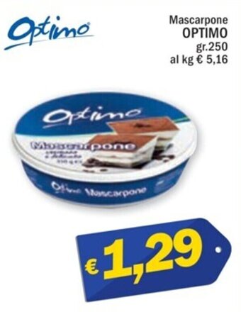 Ard Discount Mascarpone OPTIMO gr.250 offerta