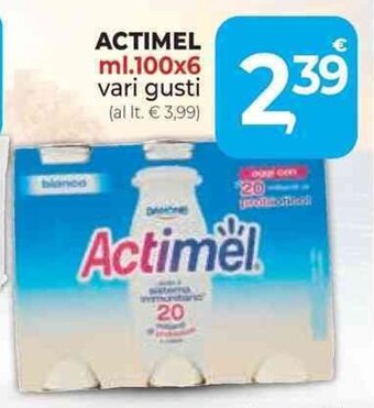 Supermercati Dok ACTIMEL ml.100x6 vari gusti offerta