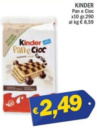 Ard Discount KINDER Pan e Cioc x10 gr.290 offerta