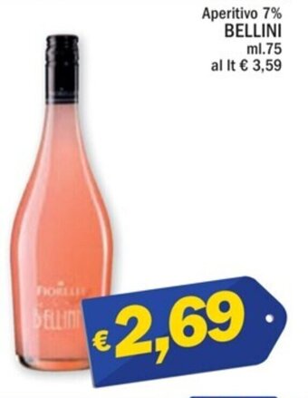 Ard Discount Aperitivo 7% BELLINI ml.75 offerta