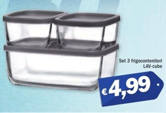 Ard Discount Set 3 frigocontenitori LAV-cube offerta