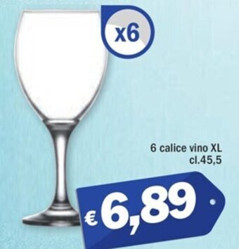 Ard Discount 6 calice vino XL cl.45,5 offerta