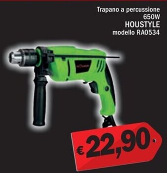 Ard Discount Trapano a percussione 650W HOUSTYLE modello RA0534 offerta