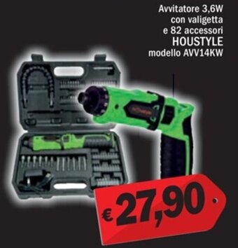 Ard Discount Avvitatore 3,6W con valigetta e 82 accessori HOUSTYLE modello AVV14KW offerta