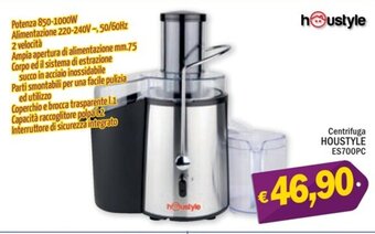 Centrifuga HOUSTYLE ES700PC