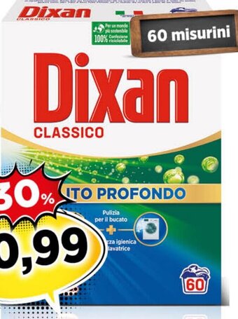 DIXAN Detersivo in Polvere 60 Misurini