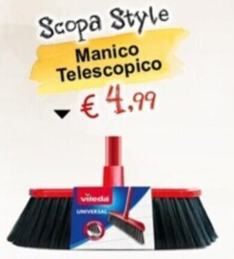 Angel Mercatone Scopa Style Manico Telescopico offerta