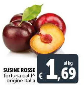 Deco Market SUSINE ROSSE fortuna cat I^€ origine Italia offerta