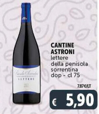 Deco Market CANTINE ASTRONI lettere della penisola sorrentina dop - cl 75 offerta